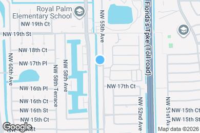 Map image of the property - 1795 NW 55th Ave