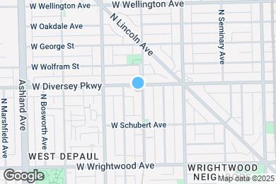 Map image of the property - 1301 W Diversey Pky