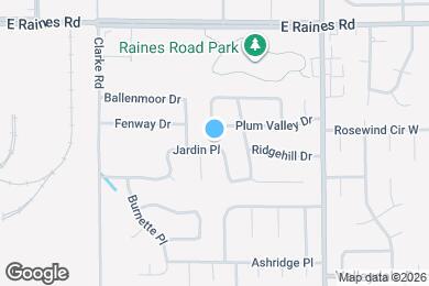Map image of the property - 5772 Jardin Pl
