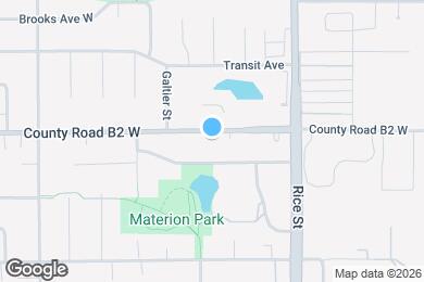 Map image of the property - 218 County Road B2 W
