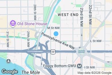 Map image of the property - 2525 Pennsylvania Ave NW