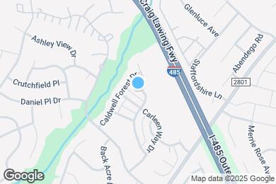 Map image of the property - 9724 Grier Springs Ln