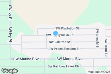 Map image of the property - 21414 SW Honeysuckle St