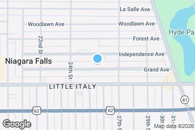 Map image of the property - 2460 Grand Ave