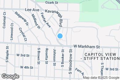 Map image of the property - 1020 Kavanaugh Blvd