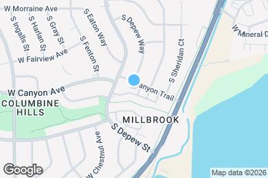 Map image of the property - 5474 W Canyon Trail