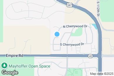 Map image of the property - 388 West Cherrywood Drive