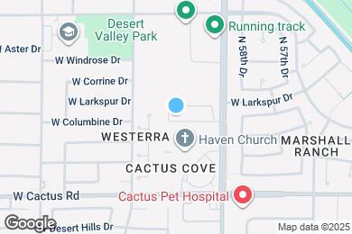Map image of the property - 5962 W Columbine Dr