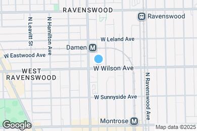 Map image of the property - 1954 W Wilson Ave
