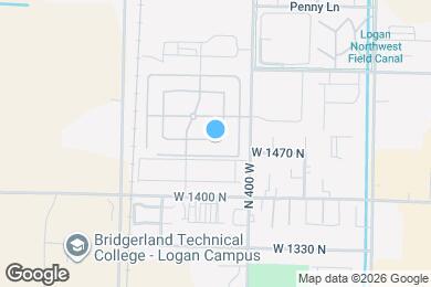 Map image of the property - 462 W 1490 N