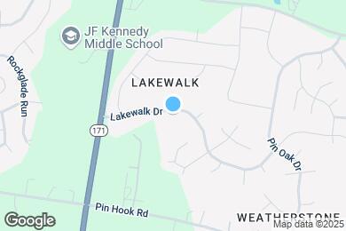 Map image of the property - 1056 Lakewalk Dr