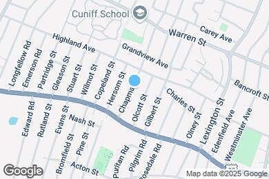 Map image of the property - 41 Chapman St