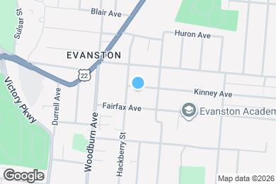 Map image of the property - 1715 Kinney Ave