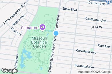 Map image of the property - 2160 Tower Grove Ave