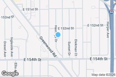 Map image of the property - 15231 Hastings Dr