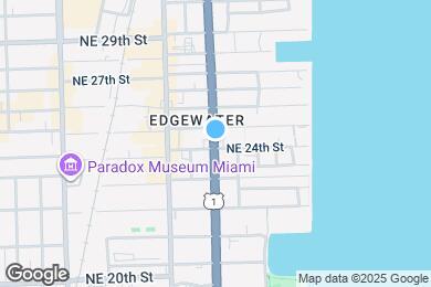 Map image of the property - 2411 Biscayne Blvd