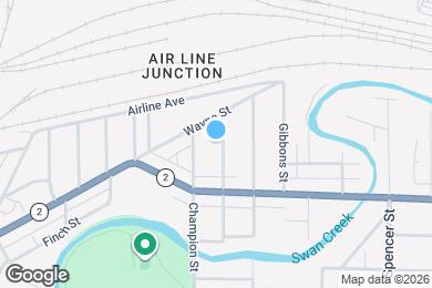 Map image of the property - 160 Eldred Ave