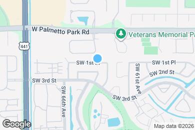 Map image of the property - 9640 SW 1st Pl