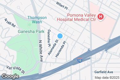 Map image of the property - 1564 Alameda St