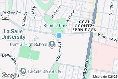 Map image of the property - 5575 Ogontz Ave