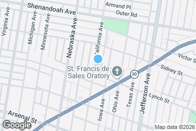 Map image of the property - 2648 California Ave