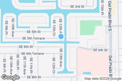 Map image of the property - 1300 SE 5th Terrace