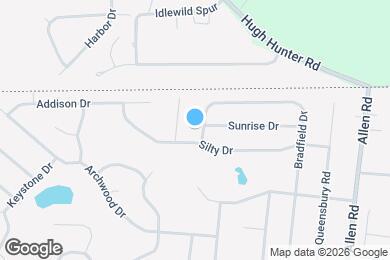 Map image of the property - 3481 Bradfield Dr
