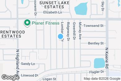 Map image of the property - 1820 Lombardy Dr
