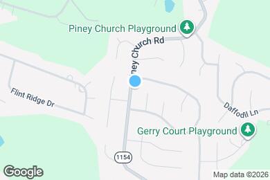 Map image of the property - 1133 Piney Church Rd