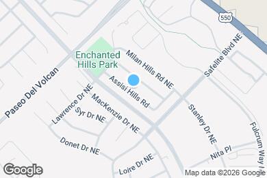 Map image of the property - 7241 Assisi Hills Rd