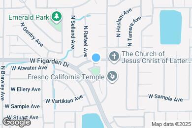 Map image of the property - 3440 W Tenaya Way