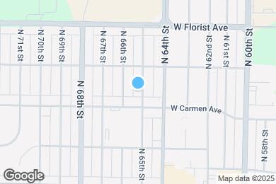 Map image of the property - 5827 N 65th St