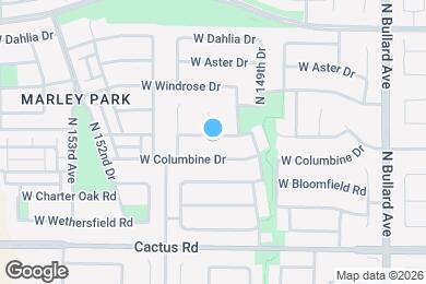 Map image of the property - 15029 W Larkspur Dr
