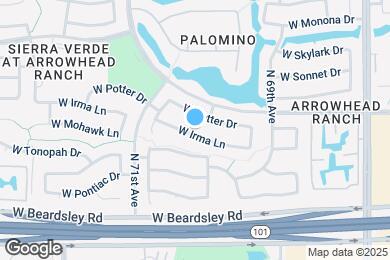 Map image of the property - 7010 W Irma Ln