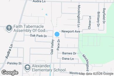 Map image of the property - 729 Pace Dr