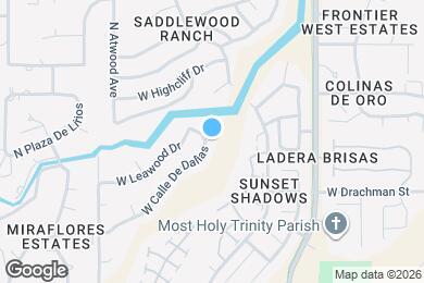 Map image of the property - 2693 W Calle De Dalias