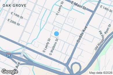 Map image of the property - 2359 E 19th St