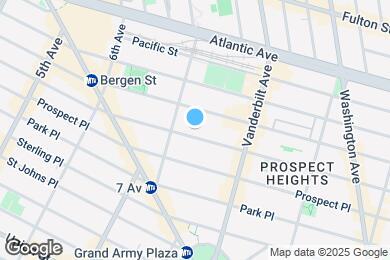 Map image of the property - 161 Saint Marks Ave