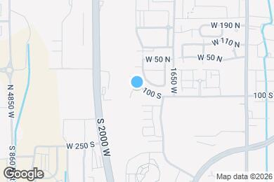 Map image of the property - 119 S 1800 W