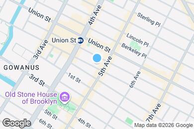 Map image of the property - 599 Carroll St