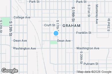 Map image of the property - 1315 S 17th St