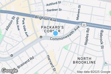 Map image of the property - 1165 Commonwealth Ave