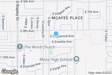 Map image of the property - 1445 E Edgewood Ave