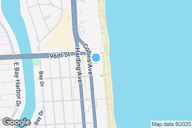 Map image of the property - 9595 Collins Ave