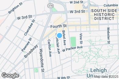 Map image of the property - 439 Montclair Ave