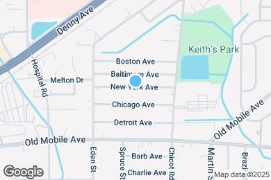 Map image of the property - 3302 New York Ave