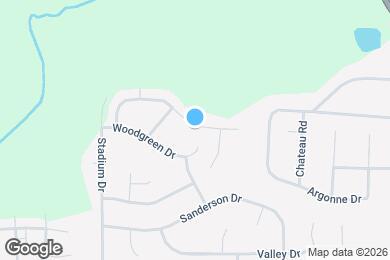 Map image of the property - 811 Woodside Park Ln