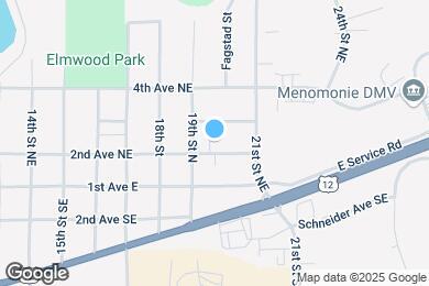 Map image of the property - 1909 2nd Ave NE
