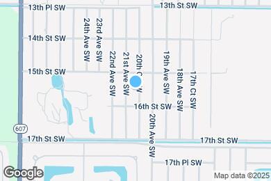 Map image of the property - 1545 20th Ct SW