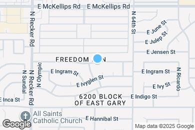 Map image of the property - 6243 E Inglewood St